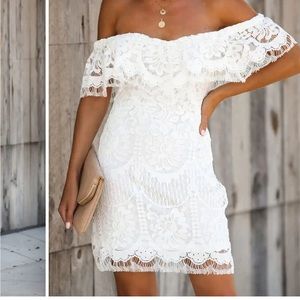 Always wanted lace off the shoulder dress- medium